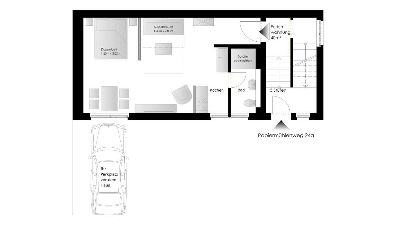 Apartment Papiermuehle24 Erfurt Bagian luar foto